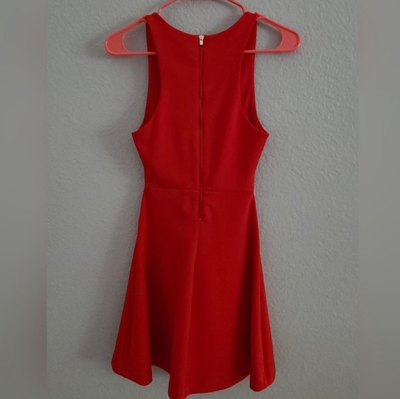 Express Scarlet Red Cutout Dress Size 0 - Picture 2 of 2